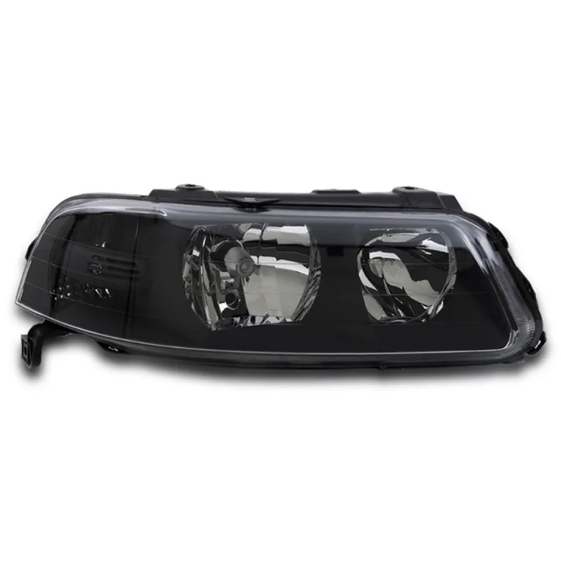 0160265 Farol Original Gol Parati Saveiro G3 2000 A 2005 Lado Esquerdo Foco Duplo Mascara Negra