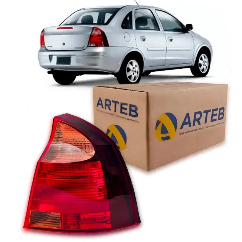 0460372 Lanterna Traseira Original Corsa Sedan 2008 A 2011 Lado Direito