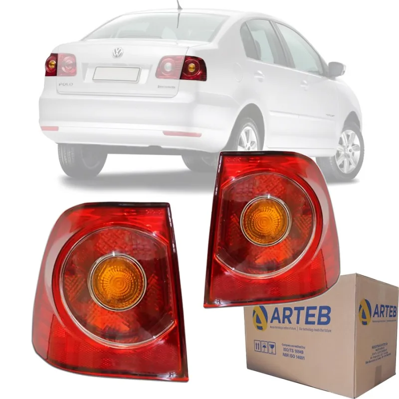 PAR LANTERNA ORIGINAL POLO SEDAN 07 08 2009 2010 2011 CANTO
